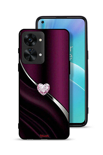 Tolwak غطاء حماية لهاتف OnePlus Nord 2T 5G بتصميم قلب ماسي