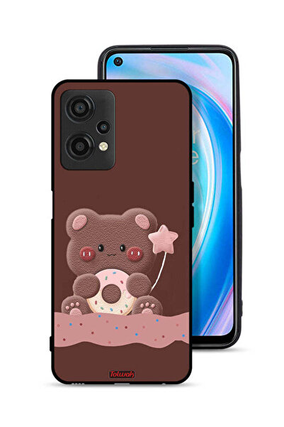 Tolwak غطاء حماية لهاتف OnePlus Nord CE 2 Lite 5G بطبعة دب دونات