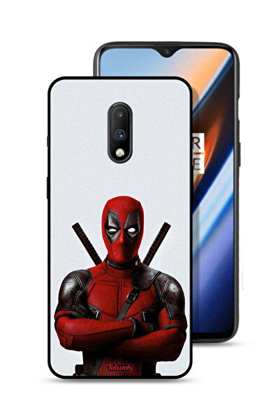 Tolwak غطاء حماية لهاتف OnePlus 7 بتصميم Deadpool