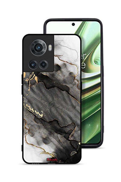 Tolwak غطاء حماية لهاتف OnePlus 10R 5G بلون رخامي لامع