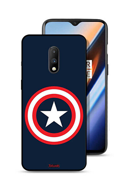 Tolwak غطاء حماية لهاتف OnePlus 7 بتصميم كابتن أمريكا