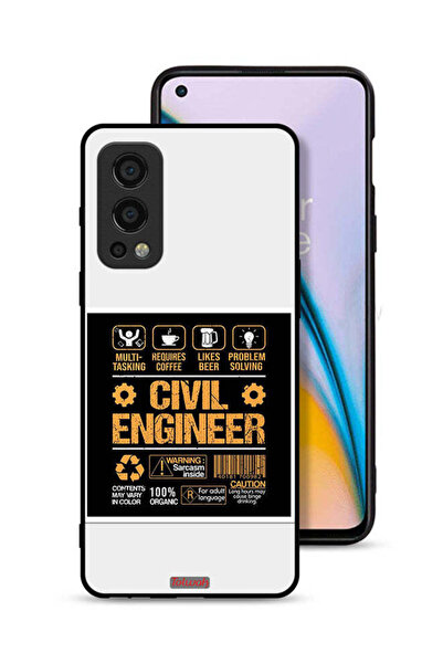 Tolwak غطاء حماية لهاتف OnePlus Nord 2 5G، ملصق مهندس مدني