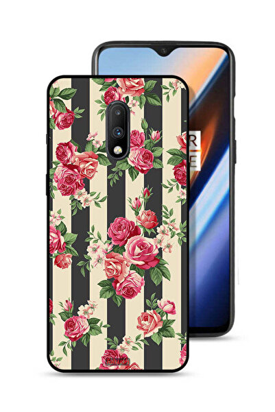 Tolwak غطاء حماية لهاتف OnePlus 7 بنقشة الورود