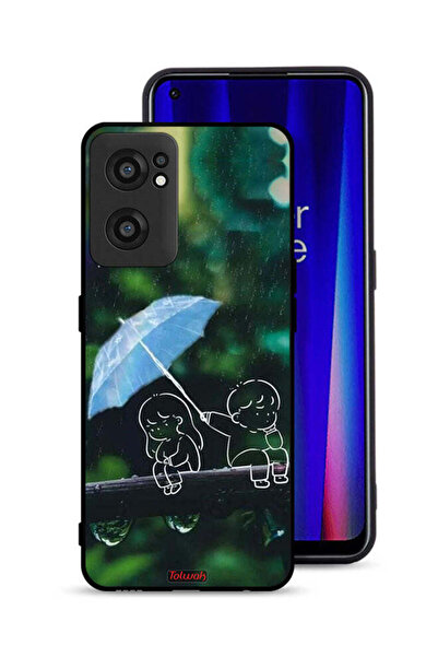 Tolwak OnePlus Nord CE 2 5G Protective Case Cover Couple Abstract Art