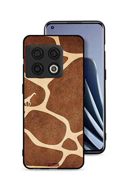 Tolwak غطاء حماية لهاتف OnePlus 10 Pro 5G بنقشة جلد الزرافة
