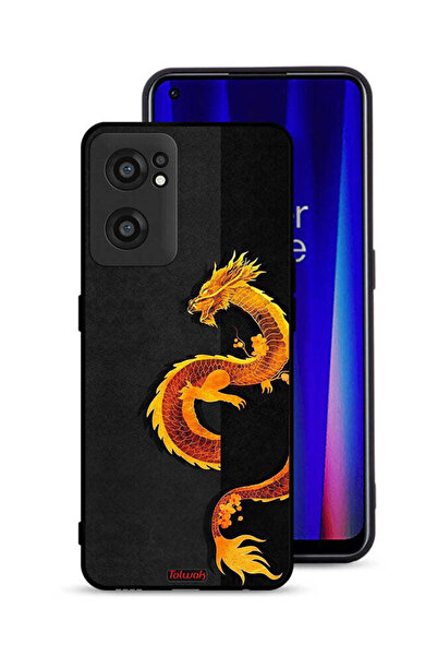 Tolwak غطاء حماية لهاتف OnePlus Nord CE 2 5G بنقشة فن التنين
