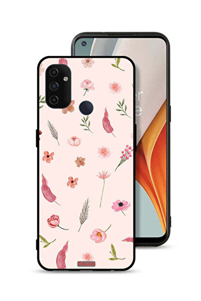 Tolwak غطاء حماية لهاتف OnePlus Nord N100 بنقشة أوراق وورود