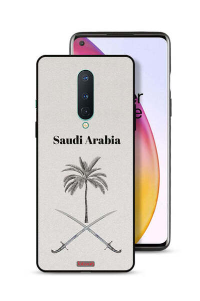 Tolwak غطاء حماية لهاتف OnePlus 8 بشعار المملكة العربية السعودية
