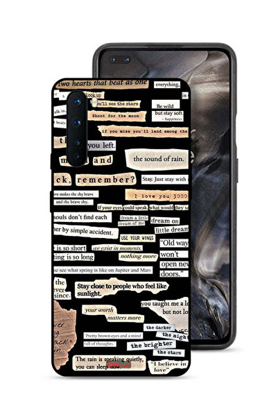 Tolwak غطاء حماية لهاتف OnePlus Nord مع ملصقات اقتباسات