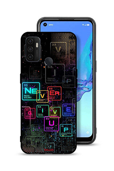 Tolwak Oppo A53 4G Protective Case Cover Never Give Up Art