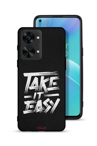 Tolwak OnePlus Nord 2T 5G Protective Case Cover Take It Easy