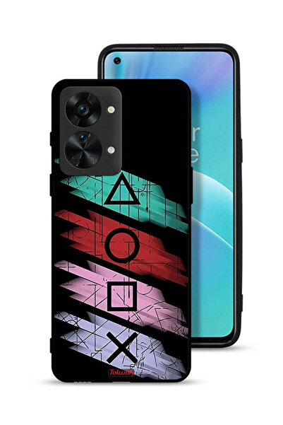 Tolwak غطاء حماية لهاتف OnePlus Nord 2T 5G برسومات أيقونات لعبة الحبار