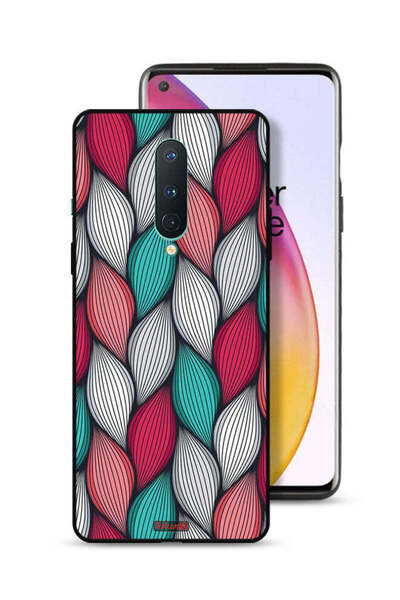Tolwak غطاء حماية بنمط ريش لهاتف OnePlus 8