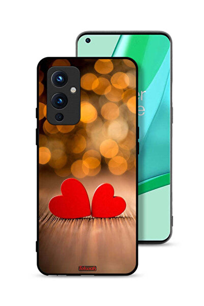 Tolwak غطاء حماية لهاتف OnePlus 9 5G بتصميم قلبين جميلين