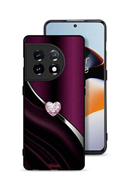 Tolwak غطاء حماية لهاتف OnePlus 11 5G بتصميم قلب ماسي
