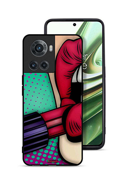 Tolwak غطاء حماية لجهاز OnePlus 10R 5G أحمر شفاه