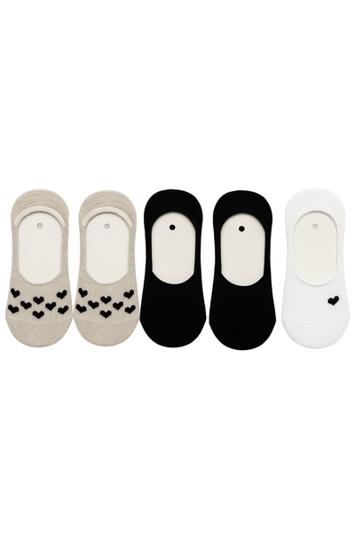 JUST SOCKS 5-парични детски памучни балетни чорапи