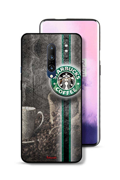 Tolwak غطاء حماية لهاتف OnePlus 7 Pro بنقشة فن القهوة