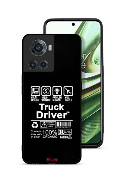 Tolwak غطاء حماية لهاتف OnePlus 10R 5G، ملصق سائق شاحنة