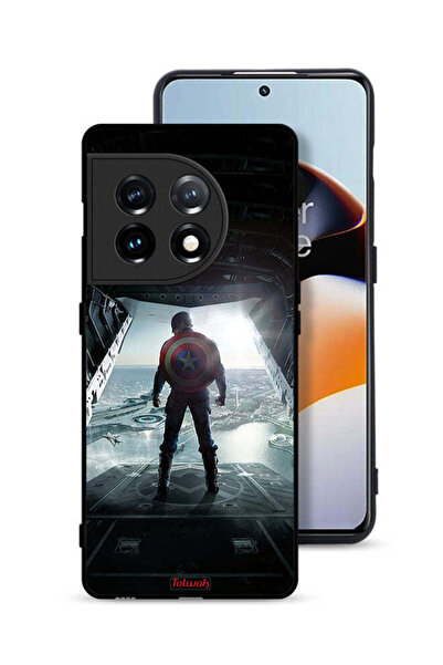 Tolwak غطاء حماية لهاتف OnePlus 11 5G بتصميم صورة كابتن أمريكا