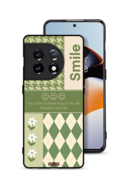 Tolwak غطاء حماية لهاتف OnePlus 11 5G الابتسامة هي أسعد شيء في حياتي