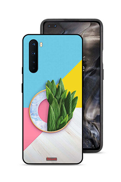Tolwak غطاء حماية لهاتف OnePlus Nord بنمط أوراق تجريدية
