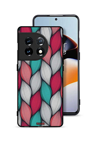 Tolwak غطاء حماية بنقشة ريش لهاتف OnePlus 11 5G
