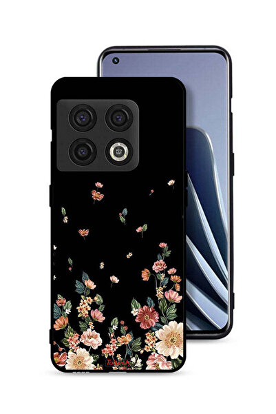 Tolwak غطاء حماية لهاتف OnePlus 10 Pro 5G مزين بزهور صغيرة في الأسفل
