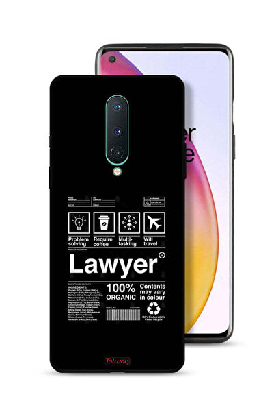 Tolwak OnePlus 8 Protective Case Cover Lawyer Sticker