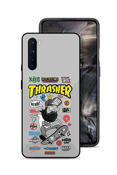 Tolwak غطاء حماية لهاتف OnePlus Nord مع ملصق Thrasher