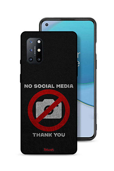 Tolwak غطاء حماية لهاتف OnePlus 8T 5G لا توجد وسائل تواصل اجتماعي شكرًا لك