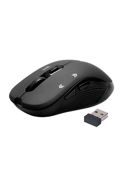 Promate 2.4G Portable Optical Tracking Mouse with Mini USB Receiver, 800/1200/1600 DPI Switch, 10m W