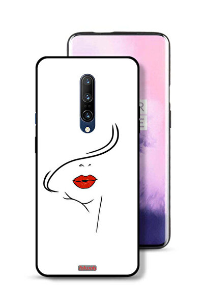 Tolwak OnePlus 7 Pro Protective Case Cover Girl Face Art