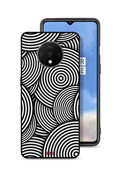 Tolwak غطاء حماية لهاتف OnePlus 7T بنمط دوائر وهمية