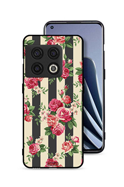 Tolwak غطاء حماية لهاتف OnePlus 10 Pro 5G بنقشة الورود