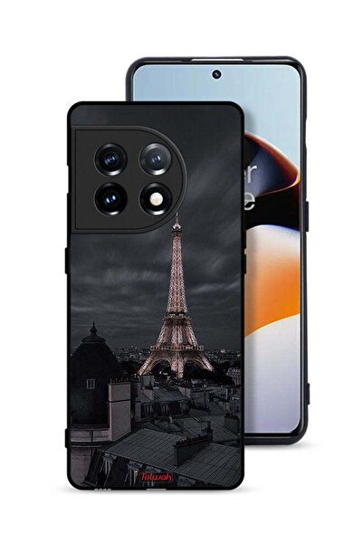 Tolwak غطاء حماية لهاتف OnePlus 11 5G بتصميم برج إيفل في الليل