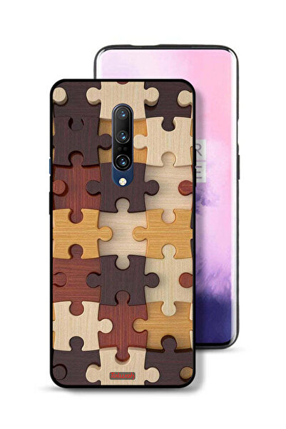 Tolwak غطاء حماية لهاتف OnePlus 7 Pro بنمط خشبي