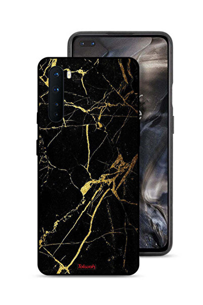 Tolwak غطاء حماية لهاتف OnePlus Nord - رخام متصدع