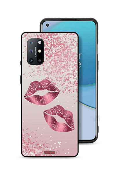 Tolwak غطاء حماية لهاتف OnePlus 8T 5G برسومات شفاه لامعة