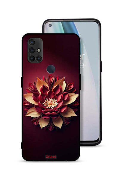 Tolwak غطاء حماية لهاتف OnePlus Nord N10 5G بتصميم زهور تجريدية