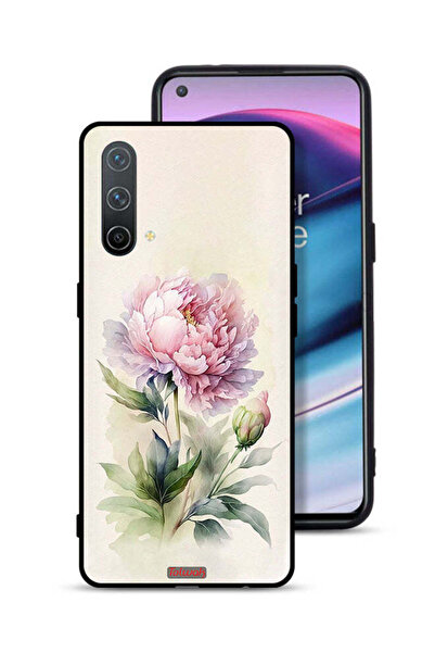 Tolwak غطاء حماية لهاتف OnePlus Nord CE 5G بتصميم فني بألوان مائية وردية