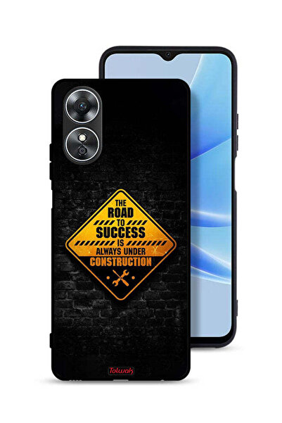 Tolwak جراب حماية Oppo A17 الطريق إلى النجاح دائمًا قيد الإنشاء