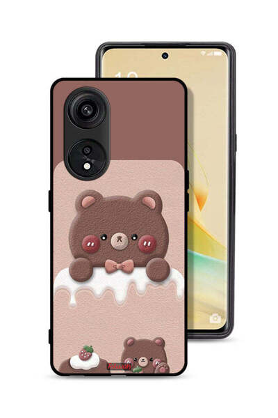 Tolwak غطاء حماية لهاتف Oppo A1 Pro - دب الفراولة