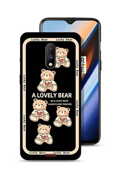 Tolwak غطاء حماية لهاتف OnePlus 7 بتصميم دب جميل
