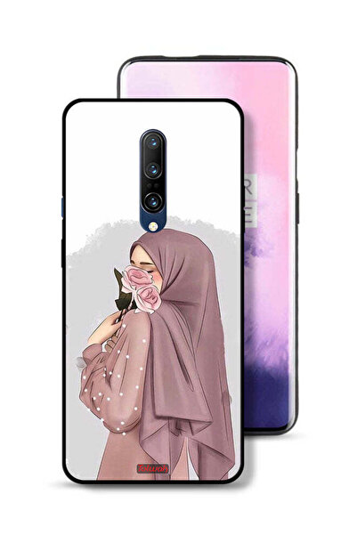 Tolwak غطاء حماية لهاتف OnePlus 7 Pro بتصميم فتاة تحمل ورودًا