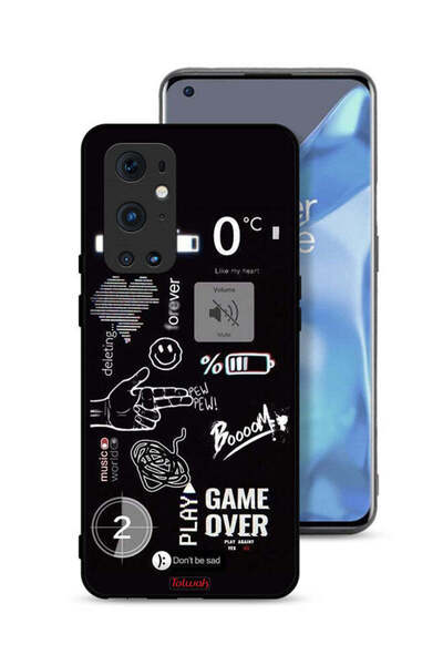 Tolwak غطاء حماية لهاتف OnePlus 9 Pro 5G Game Over Pew Pew