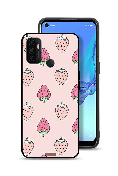 Tolwak غطاء حماية لهاتف Oppo A32 - أيقونة الفراولة