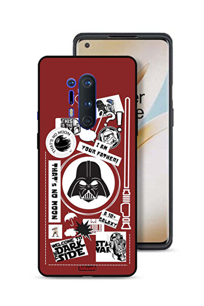 Tolwak غطاء حماية لهاتف OnePlus 8 Pro ملصق "مرحبًا بكم في الجانب المظلم"