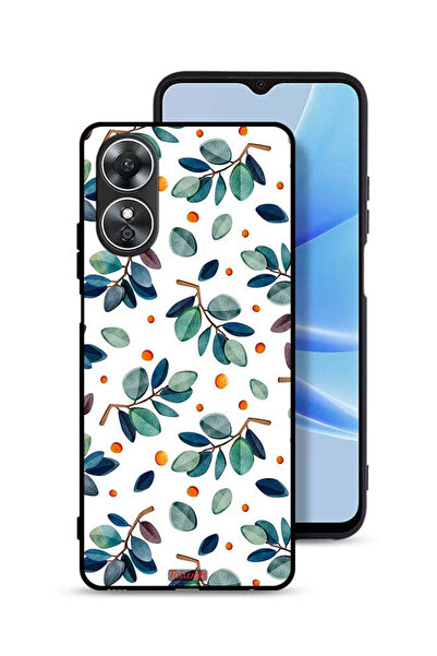 Tolwak غطاء حماية لهاتف Oppo A17 بأوراق الشجر
