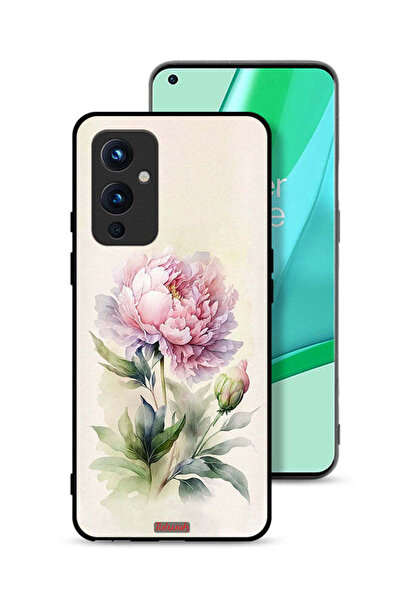 Tolwak غطاء حماية لهاتف OnePlus 9 5G بتصميم فني بألوان مائية وردية